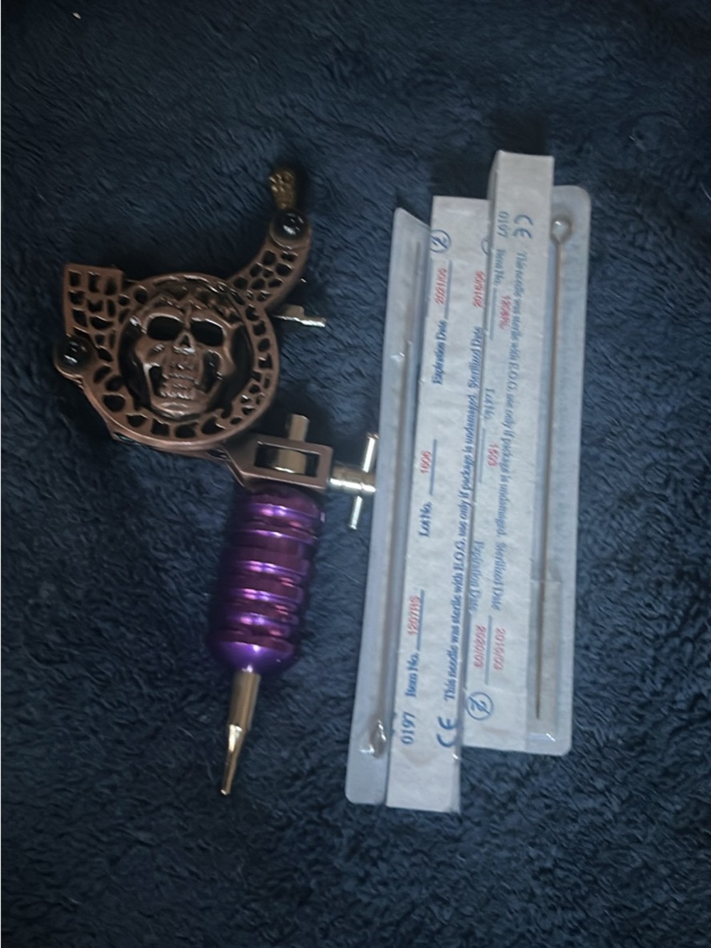 Professional Purple Tattoo Machine Rotary Pen